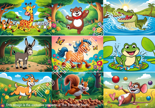 My First Puzzle Set – 2-Piece Starter Pack (Set of 9) - Animals (Set A)