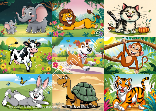 My First Puzzle Set – 2-Piece Starter Pack (Set of 9) - Animals (Set B)