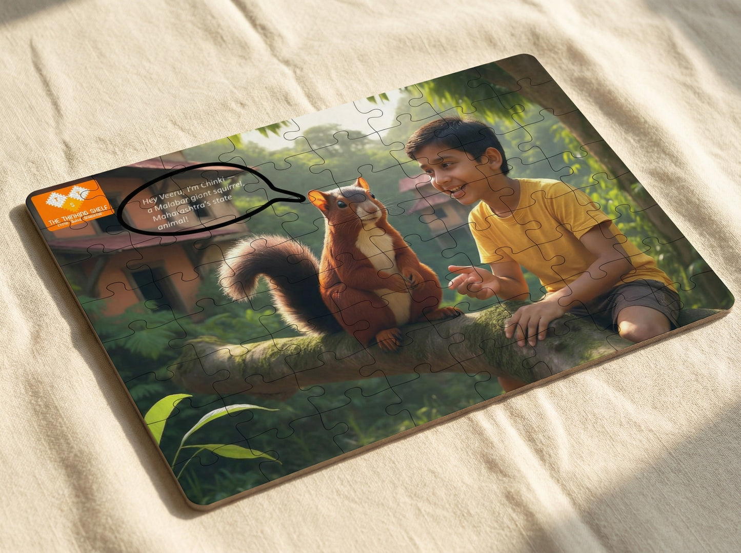 Veeru in the magical forest - Chinki (Malabar Giant Squirrel)