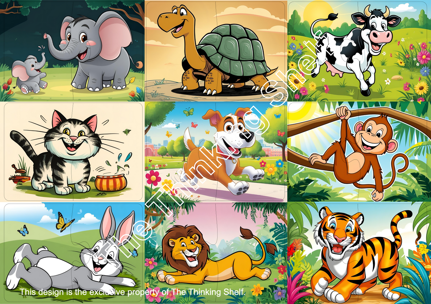 Toddlers to Young Kids - Set of Multiple Puzzles