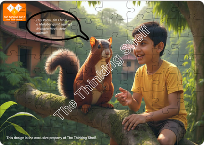 Veeru in the magical forest - Chinki (Malabar Giant Squirrel)