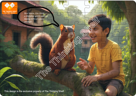 Veeru in the magical forest - Chinki (Malabar Giant Squirrel)